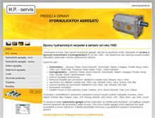 Tablet Screenshot of hp-servis.cz